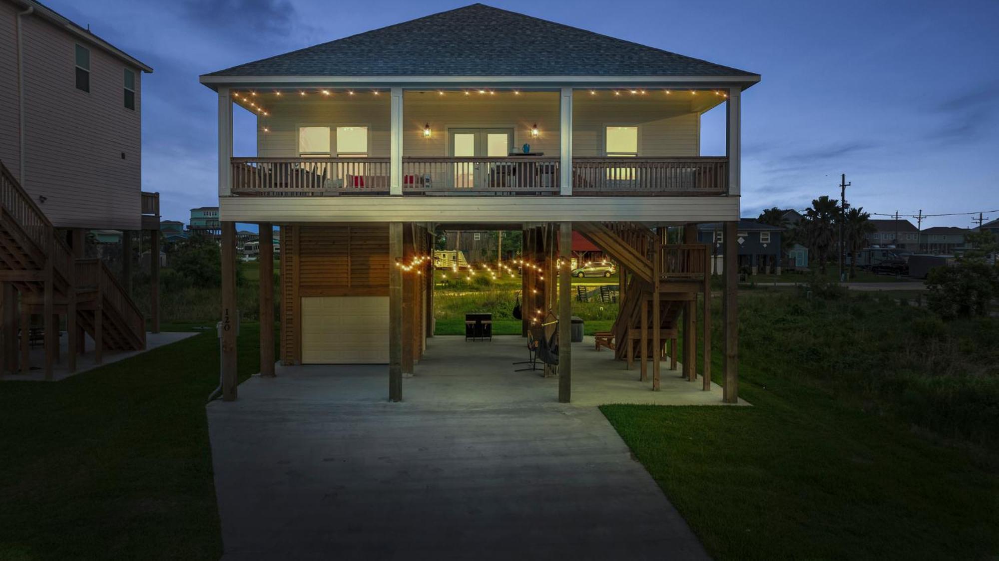 Crystal Cabana Villa Bolivar Peninsula Eksteriør billede